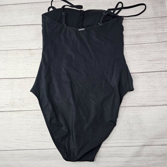 NWOT Sea Level Swim Women's Black One Piece Swim Suit Size 10‎ - Picture 4 of 4